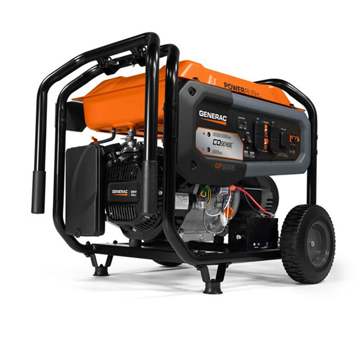 Generac 77150 GP8000E 8000W Electric Start Portable Generator 49ST/CSA w/COsense