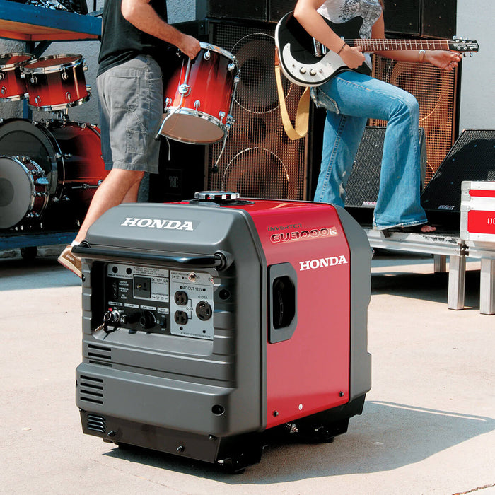 Honda EU3000iS 3,000 Watt Super Quiet Portable Gas Powered Inverter Generator - Reconditioned